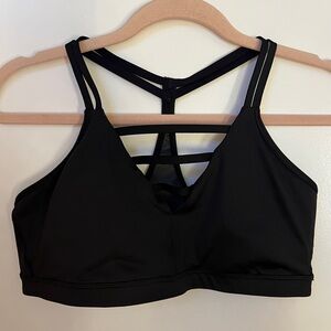 Victoria's Secret Black Strappy Sports Bra